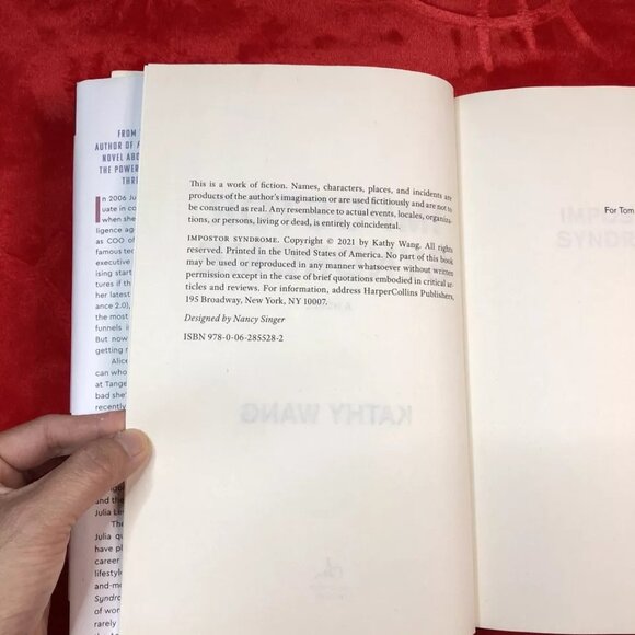 Impostor Syndrome Kathy Wang Book of The Month Hardcover 2021 ACCEPTABLE - Picture 9 of 12